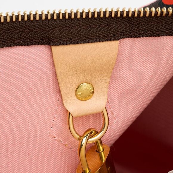 Louis Vuitton Limited Edition Monogram Canvas Jungle Dots Speedy 30 Satchel - Picture 11 of 16